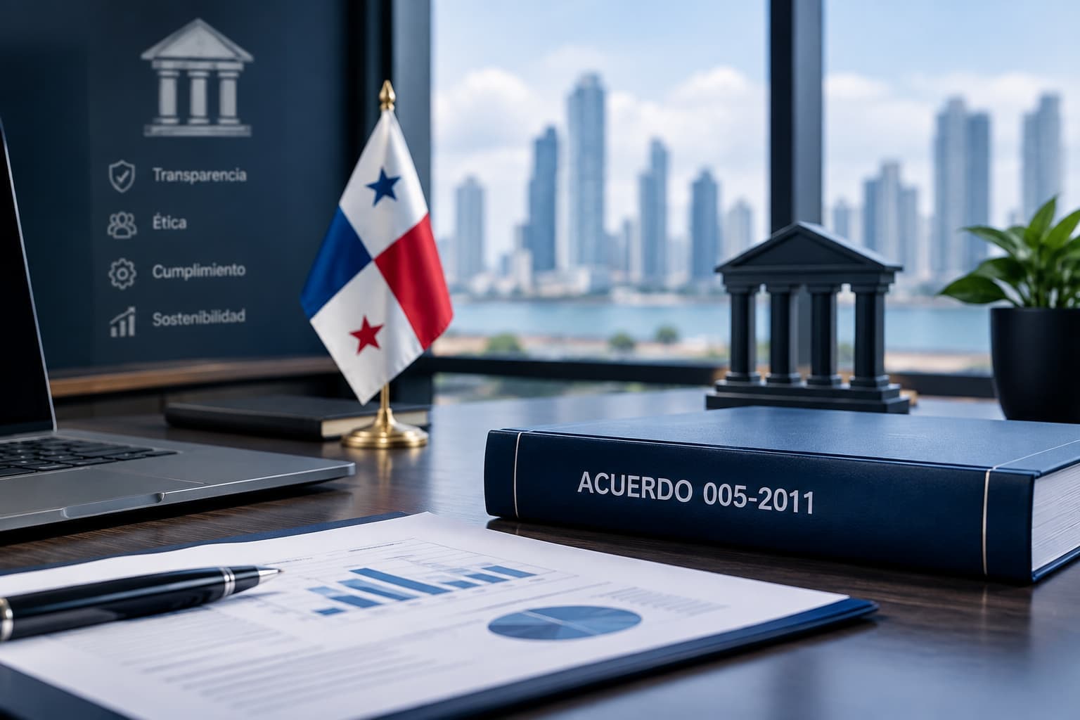 Board meeting at a financial institution